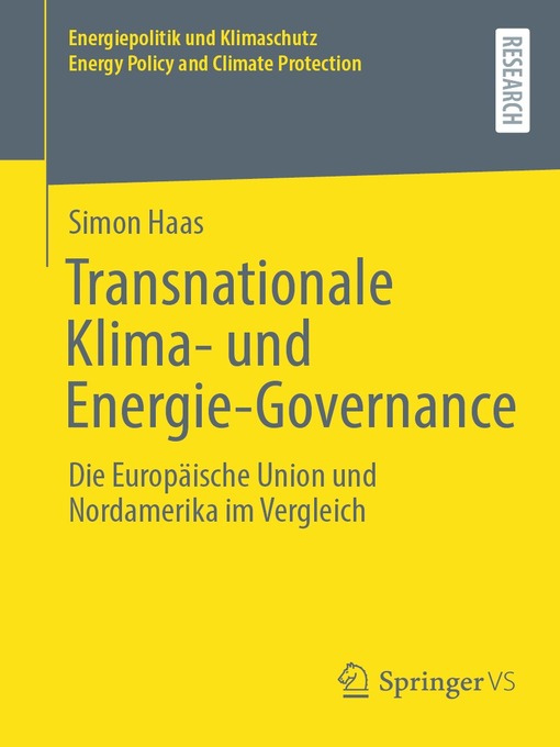 Title details for Transnationale Klima- und Energie-Governance by Simon Haas - Available